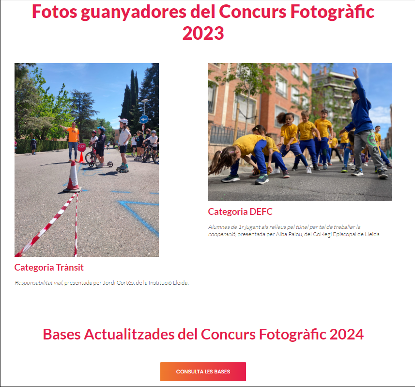 I el Concurs Fotogràfic, per què?